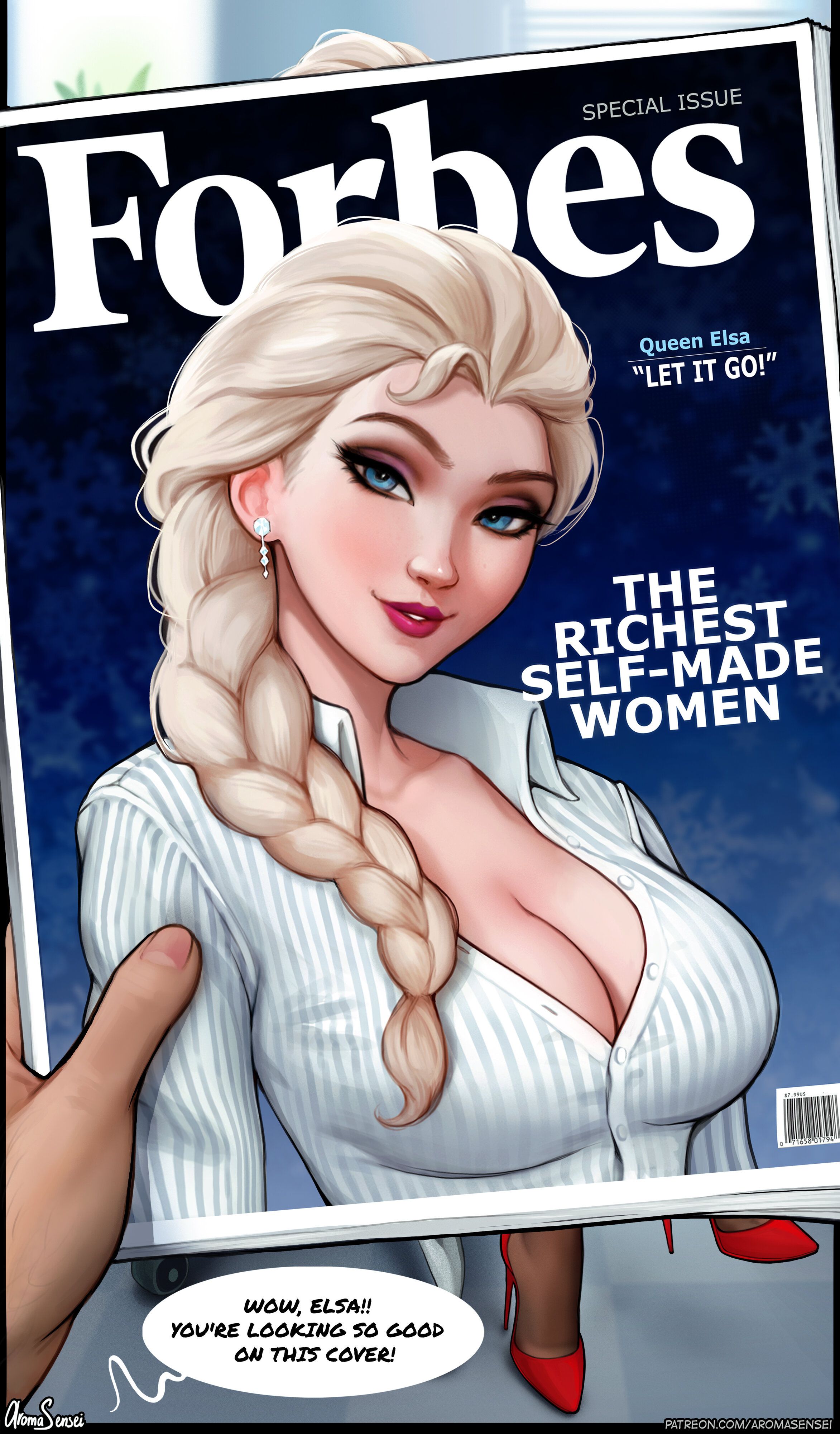 Elsa Interview (Frozen) - Aroma Sensei page 1 hentai porn comic manga doujin